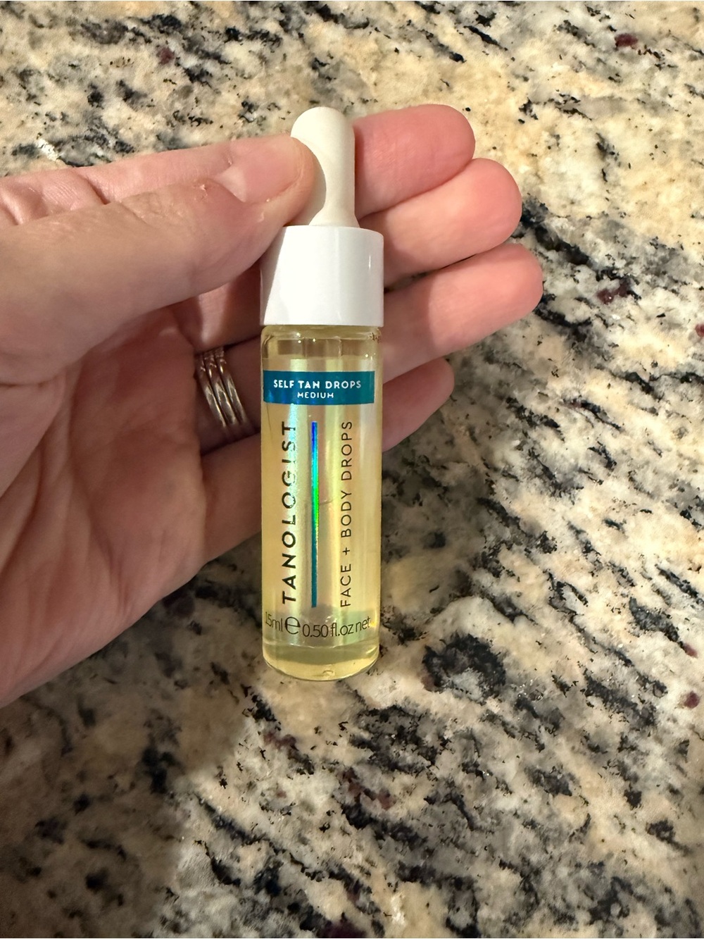 Self Tan Drops (Medium) Face + Body – White Dropper Bottle